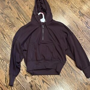 Old Navy Half Zip Hooded Sweater With Pocket